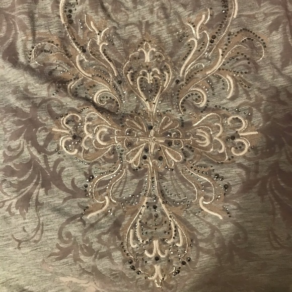 Beaded tank top with lace - Picture 4 of 5